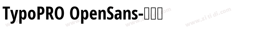 TypoPRO OpenSans字体转换